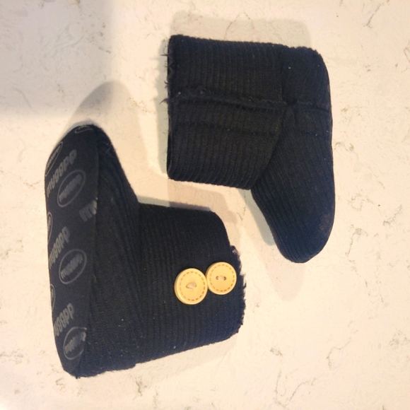 Baby Walker Toddler Black Snow Boots Size 9-18 Months - Picture 5 of 13